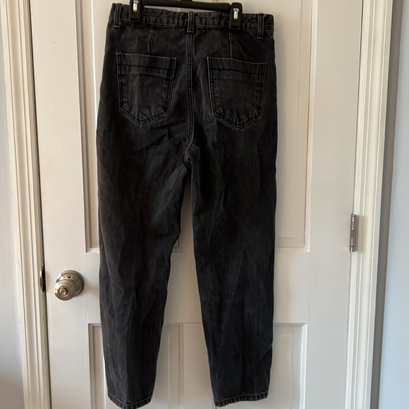Oak + Fort Black Denim Jeans Sz M EUC - Picture 2 of 4